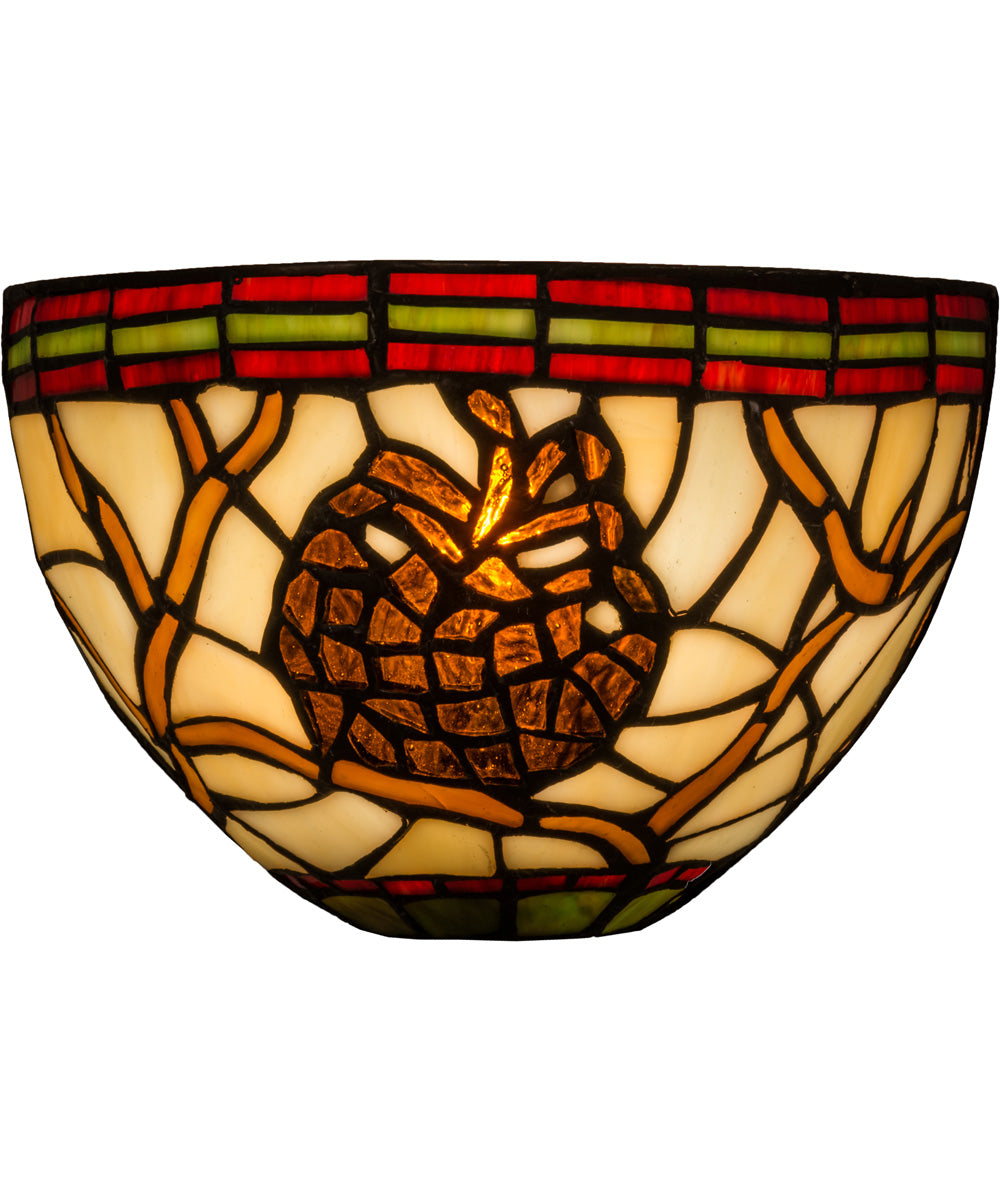 8"W Pinecone Wall Sconce