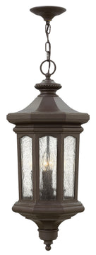 12"W Raley 4-Light LED Outdoor Hanging Light in Oil Rubbed Bronze