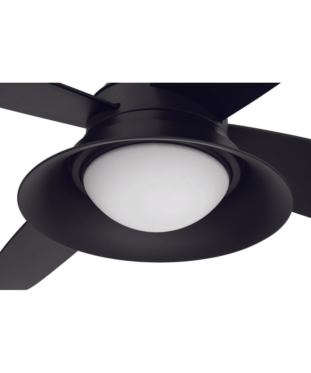52" Union 1-Light Ceiling Fan Flat Black
