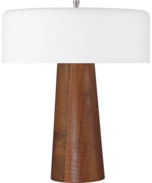 1-Light Table Lamp Walnut