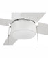 52" Terie 1-Light Ceiling Fan White