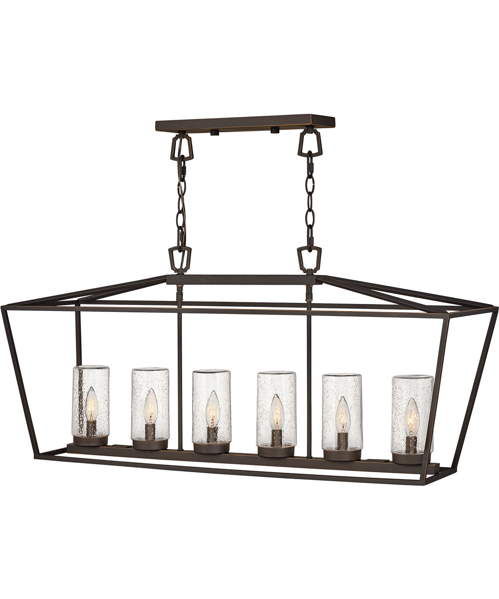 Alford Place 6-Light LED Outdoor Linear 12v in Oil Rubbed Bronze