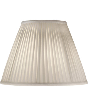 10x20x15 Off White Side Pleat Camelot Empire Softback Lampshade