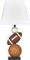 24"H Nyx 1-Light Table Lamp Brown/Orange