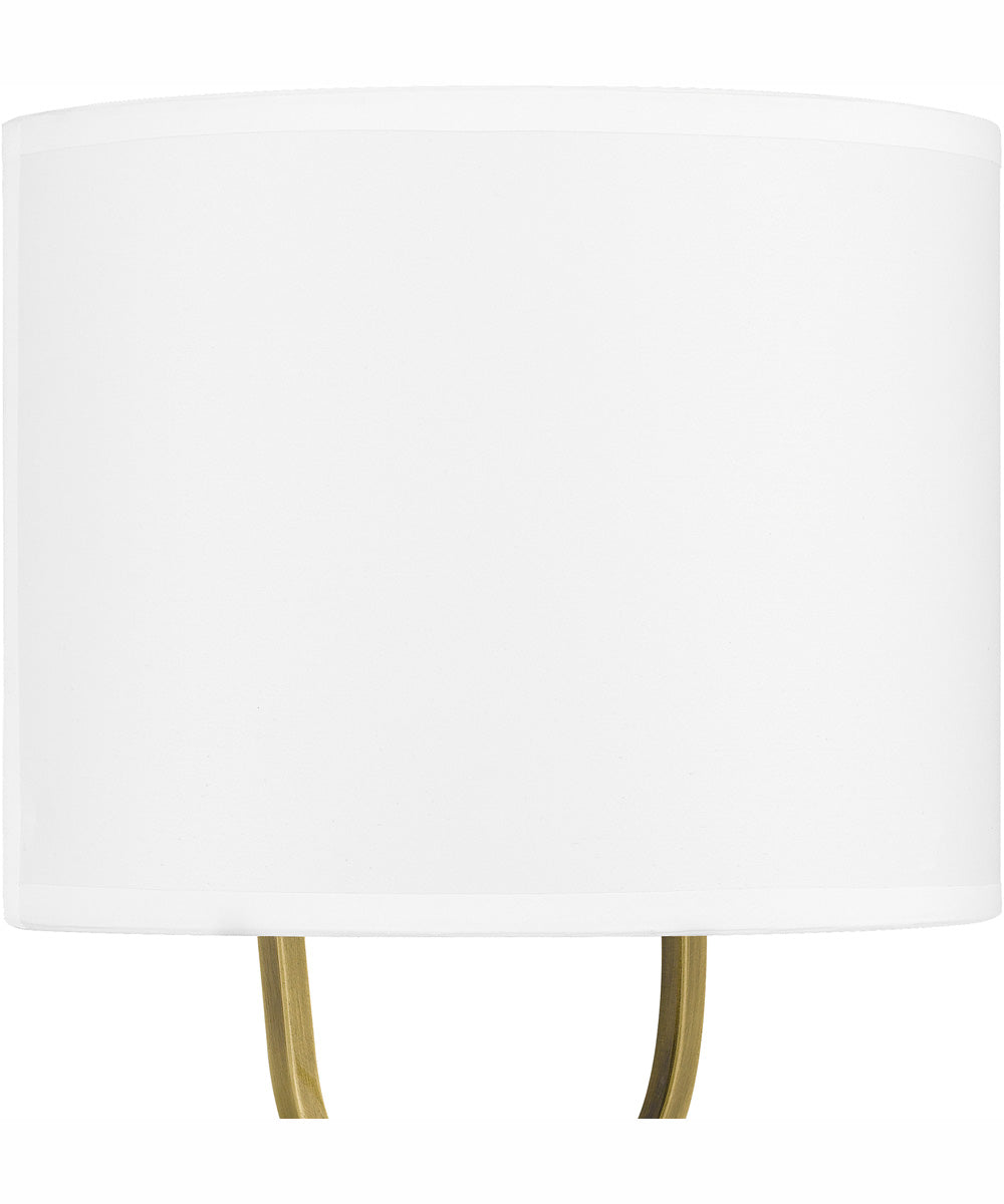 Quoizel Wood Small 1-light Wall Sconce Aged Brass