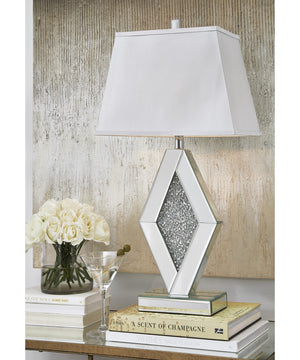 Prunella Mirror Table Lamp (1/CN) Silver