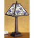 19"H Mosaic Iris Accent Lamp