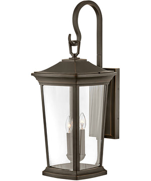 Bromley 3-Light Double Extra Large Outdoor Wall Mount Lantern in Oil Rubbed Bronze
