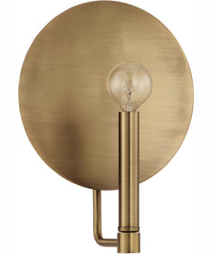 Wells 1-Light Sconce Aged Brass