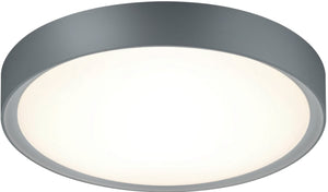 13"W Clarimo LED Ceiling Light Titanium / Light Grey