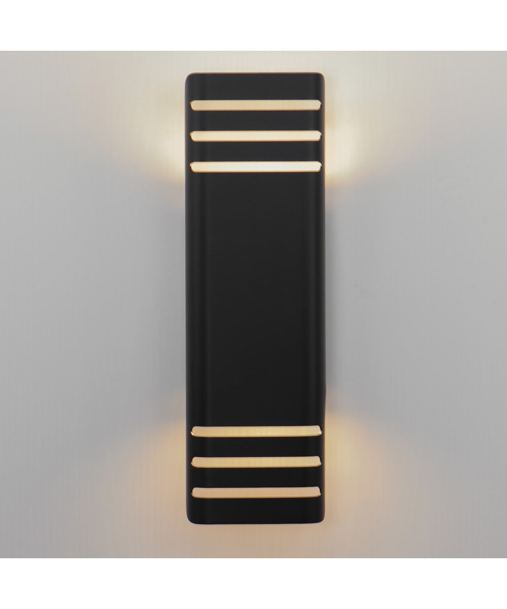 Lightray Large LED Outdoor Wall Lamp Black