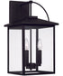 Bryson 3-Light Outdoor Wall-Lantern Black