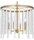 Apelle Large 4-light Pendant Aged Brass