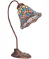 18" High Tiffany Peacock Feather Desk Lamp