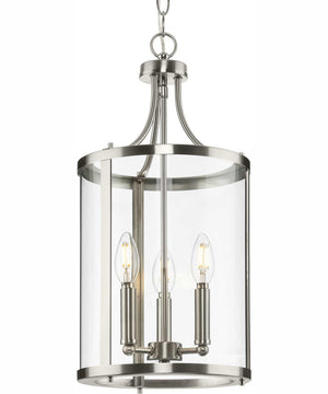 Gilliam 3-Light New Traditional Hall & Foyer Brushed Nickel