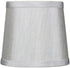 6"W x 5"H Set of 6 Gray Drum Chandelier Clip-On Lampshade