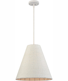 Sophie 16'' Wide 1-Light Pendant - White Coral
