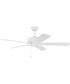 Optimum 52" Ceiling Fan (Blades Included) White
