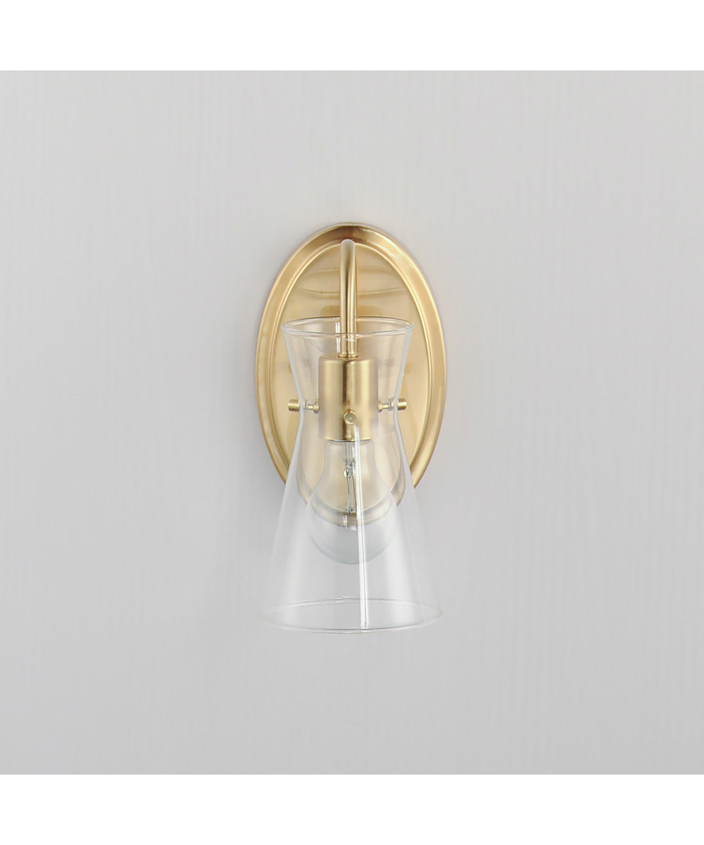 Ava 1-Light Wall Sconce Natural Aged Brass