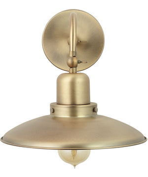 1-Light Sconce In Aged Brass