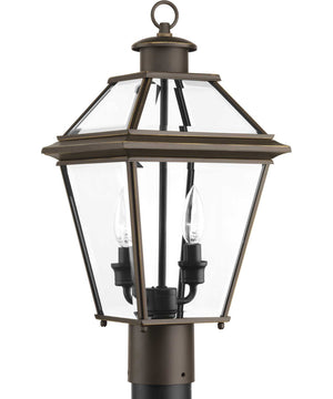Burlington 2-Light Post Lantern Antique Bronze