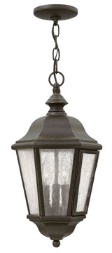 10"W Edgewater 3-Light Outdoor Hanging Light in Oil Rubbed Bronze