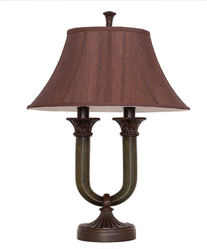 29"H Cypress  Tiffany Table Lamp