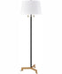 Hodges 62'' High 2-Light Floor Lamp - Matte Black
