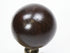 Ceramic 40mm Mahogany Ball Antique Base Lamp Finial 2.25"h