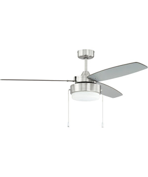 Intrepid 2-Light LED Ceiling Fan (Blades Included) Brushed Polished Nickel