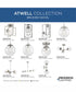 Atwell 5-Light Mid-Century Modern Chandelier Brushed Nickel