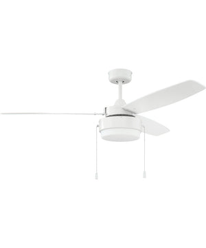 Intrepid 2-Light LED Ceiling Fan (Blades Included) White