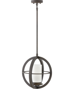 1-Light Large Outdoor Hanging Lantern in Oil Rubbed Bronze