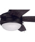 52" Phaze 5 Blade 2-Light Ceiling Fan Flat Black