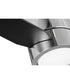 Braden 56" 3-Blade Indoor Hugger Ceiling Fan Polished Chrome