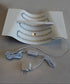 16"W Surface Wave Alluring Curved Metal LED Wall Light