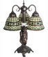 23" High Tiffany Roman 3 Light Table Lamp