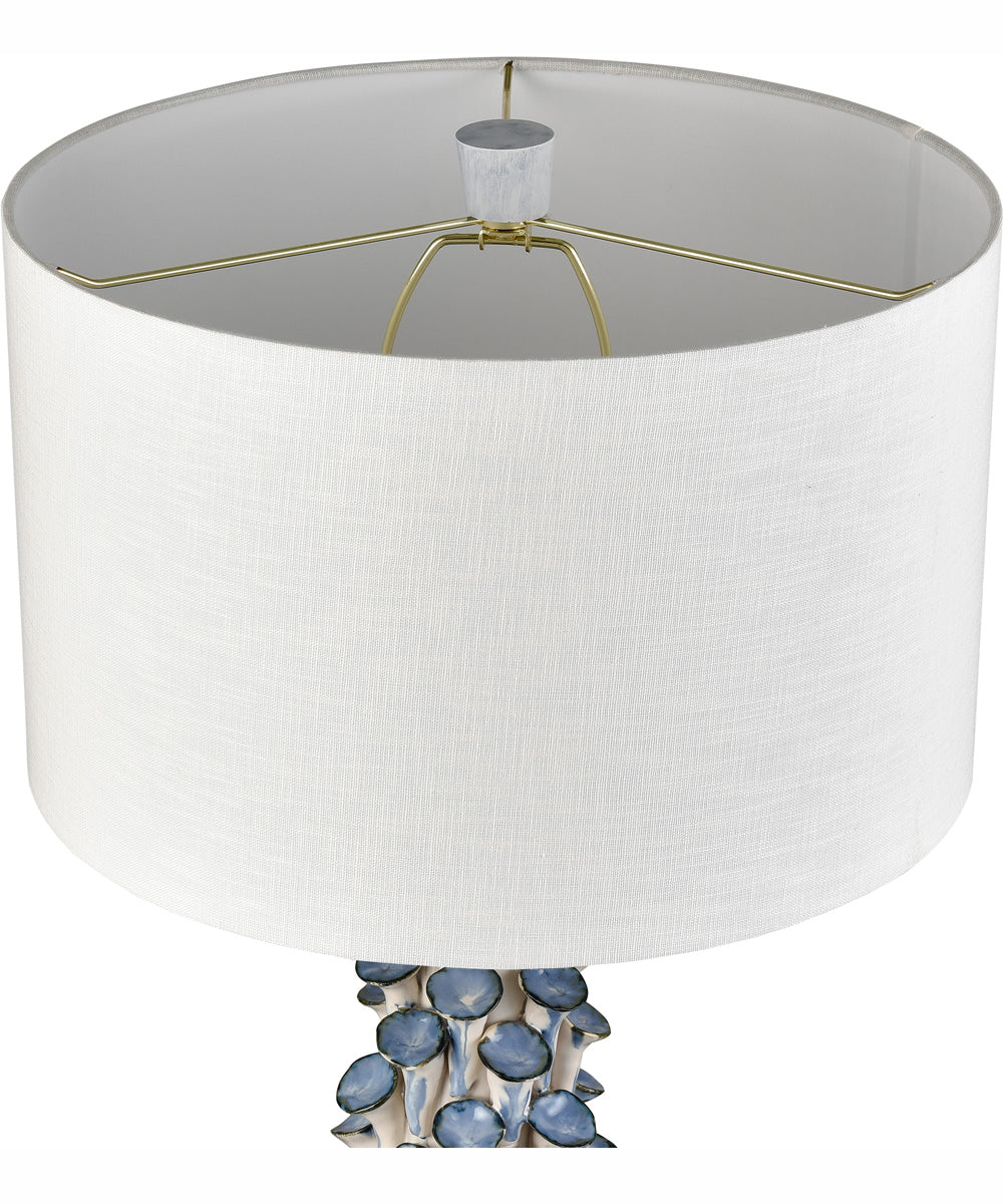 Habel 31'' High 1-Light Table Lamp - White Glaze