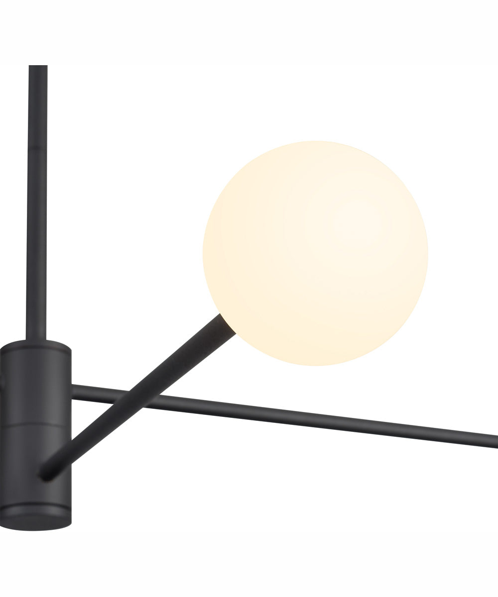 Roxbury 60'' Wide 8-Light Integrated LED Linear Chandelier - Charcoal Black