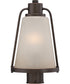 15"H Tolland 1-Light LED Outdoor Mahogany Bronze