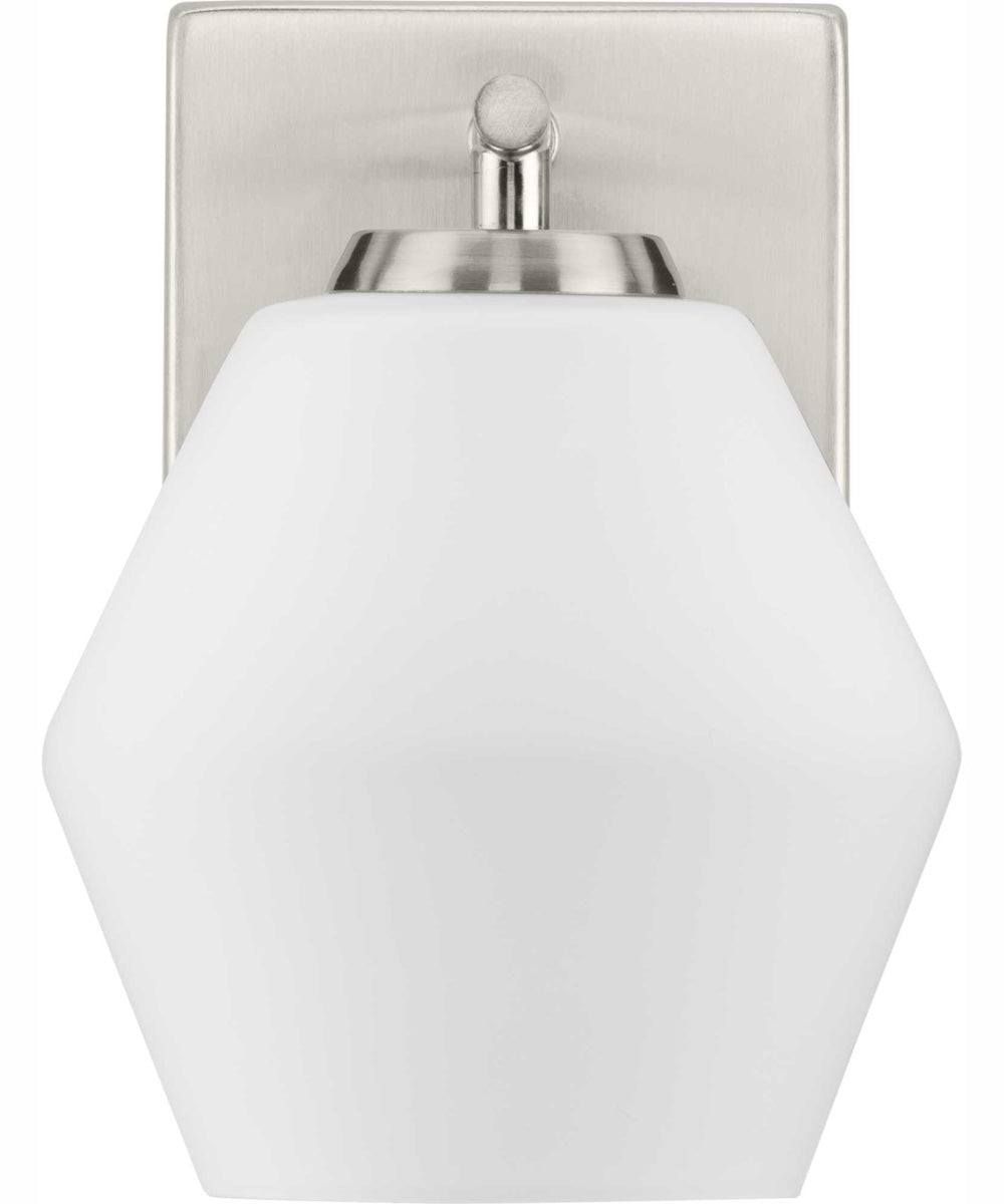 Copeland 1-Light Mid-Century Modern Vanity Light Brushed Nickel