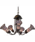24" Wide Stained Glass Pond Lily 7 Light Chandelier