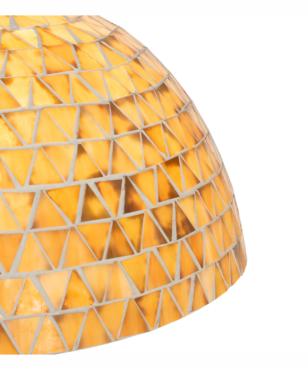 24" High Mosaic Dome Table Lamp