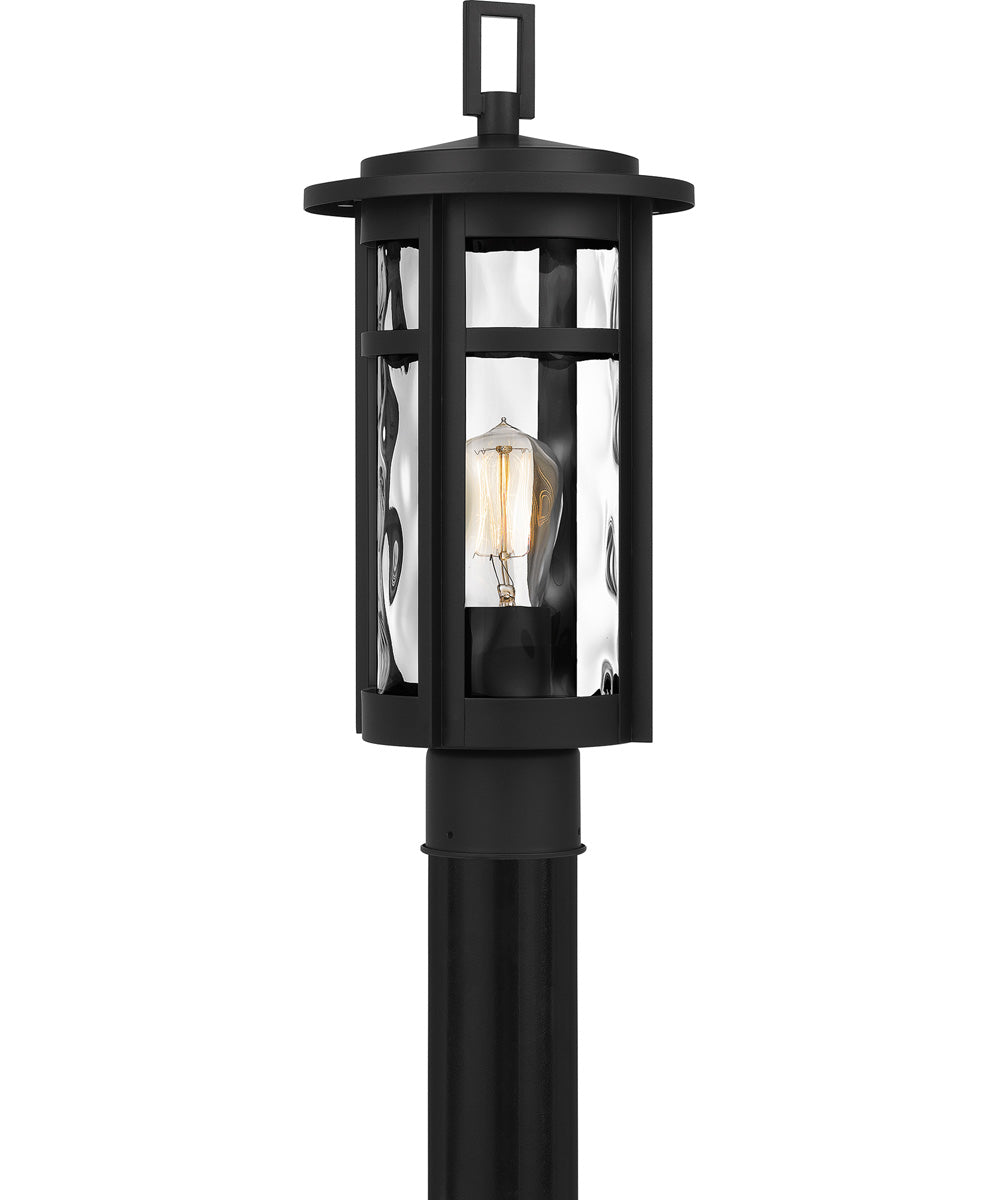 Uma Large 1-light Outdoor Post Light Matte Black