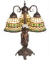 23" High Tiffany Roman 3 Light Table Lamp