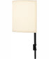 Quoizel Wood Small 1-light Wall Sconce Matte Black