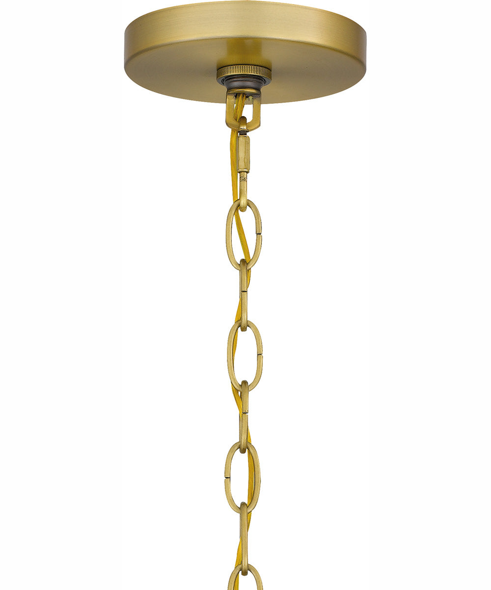 Bryn 5-light Pendant Aged Brass
