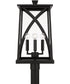 Marshall 4-Light Outdoor Post-Lantern Black