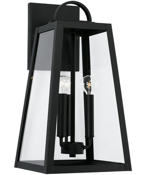 Leighton 3-Light Outdoor Wall-Lantern Black
