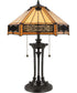 Indus Small 2-light Table Lamp Vintage Bronze